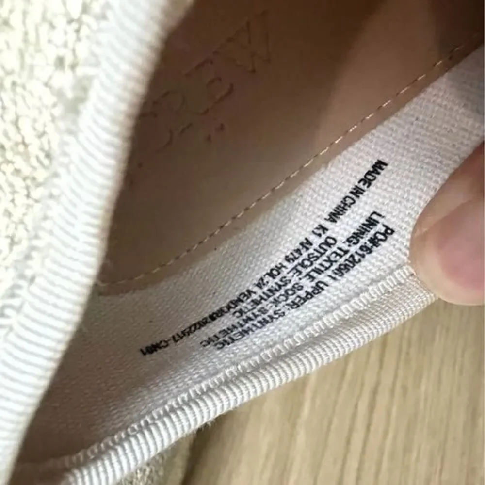 J.Crew Gold Ballet Flats kids size 1 youth